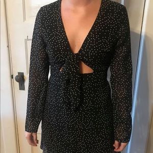 American thread mini dress